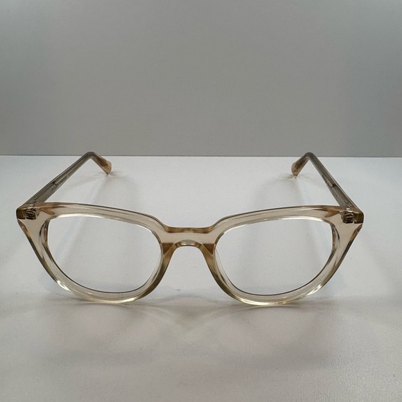 FRAMES ONLY - Warby Parker CHELSEA 665 48•19•145 Warby Parker Transparent Glasse - Picture 4 of 15